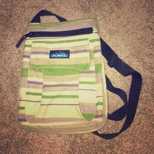Striped KAVU purse